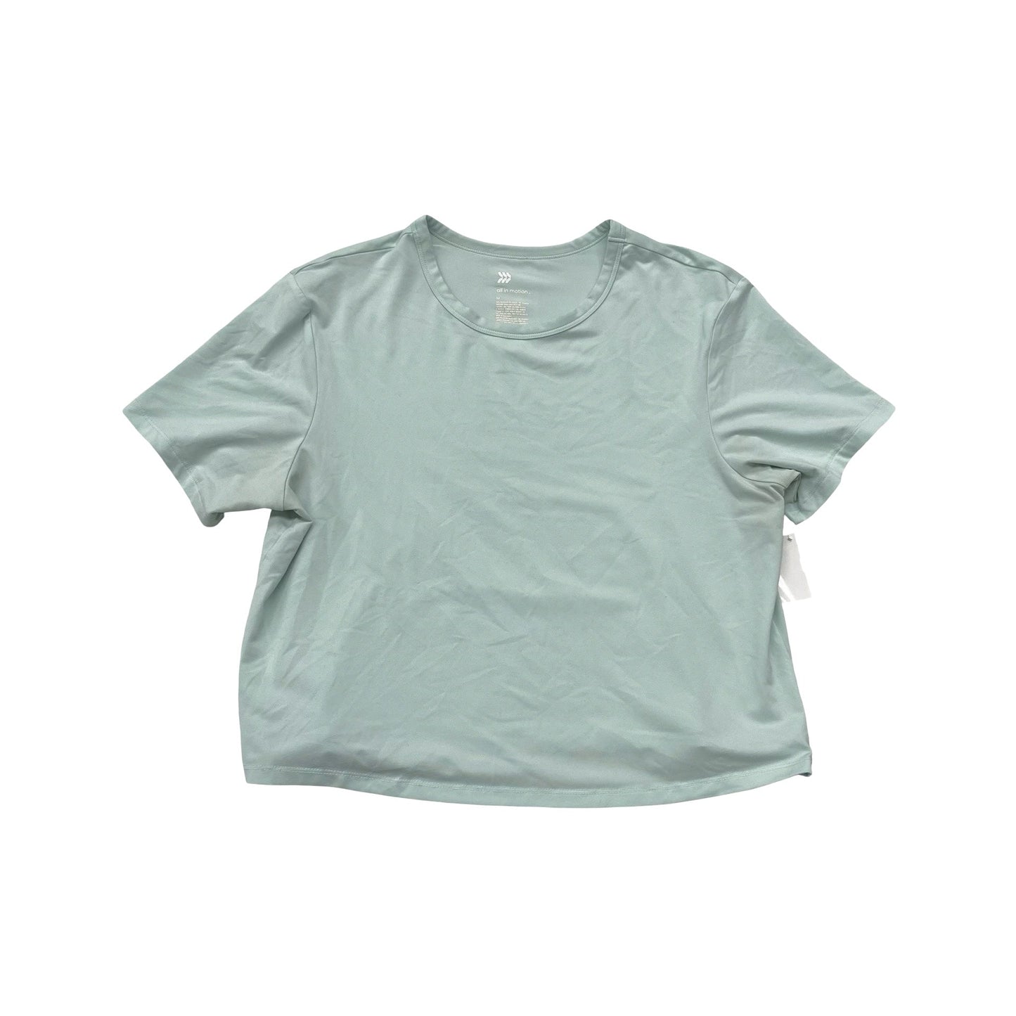 Athletic Top Ss By All In Motion In Teal, Size:M