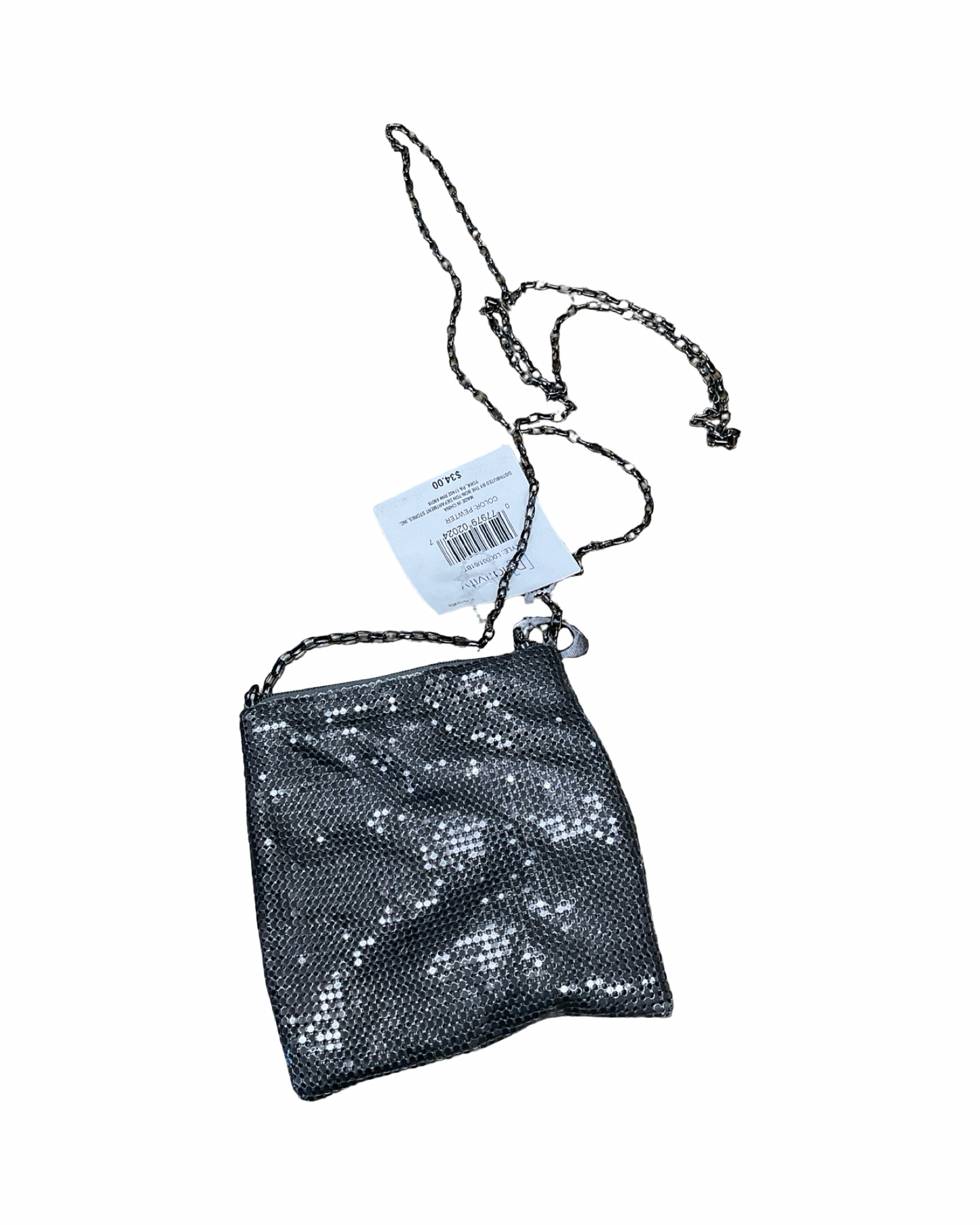 Crossbody By Relativity In Silver, Size:Small