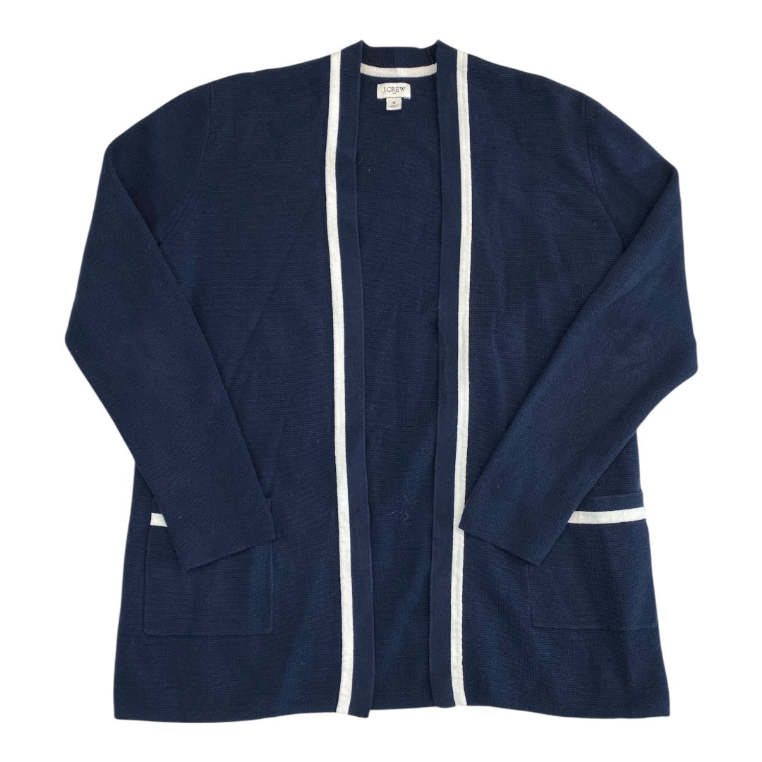 Sweater Cardigan By J. Crew In Blue, Size:S