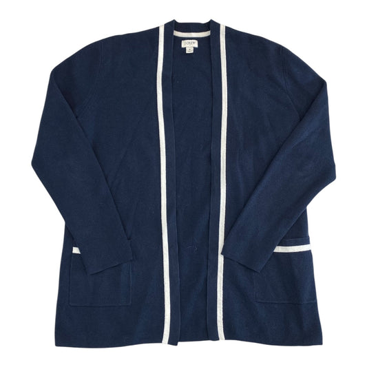 Sweater Cardigan By J. Crew In Blue, Size:S