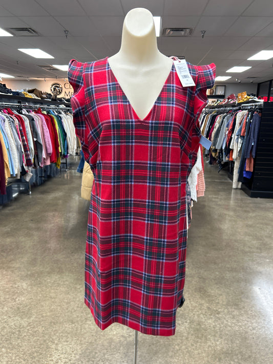 Dress Work By Vineyard Vines In Plaid Pattern, Size:12
