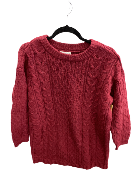Dress Casual Midi By Universal Thread In Red, Size:M