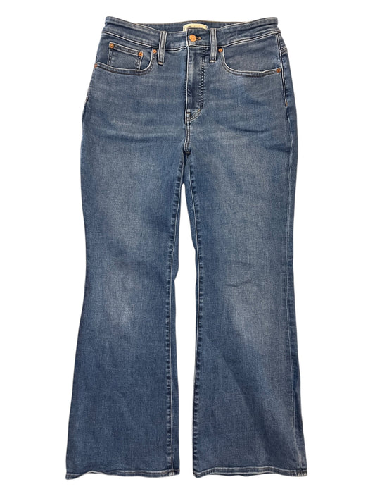 Jeans Flared By Madewell In Blue Denim, Size:14
