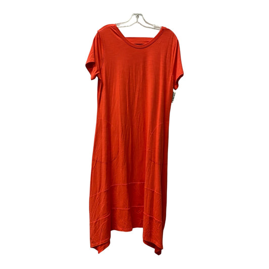 Dress Casual Maxi By Joan Rivers In Orange, Size:Mp