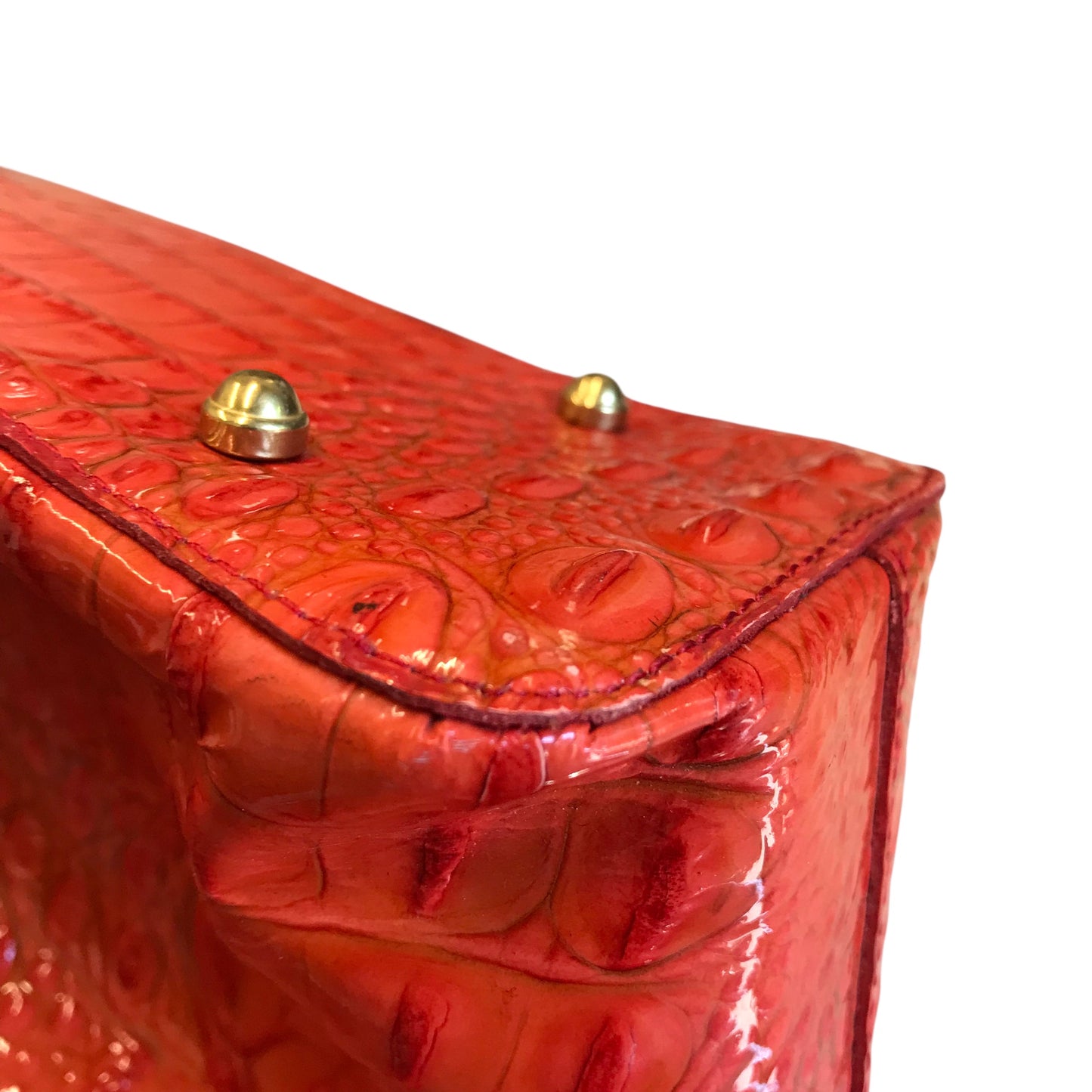 Handbag Designer By Brahmin In Orange, Size:Medium