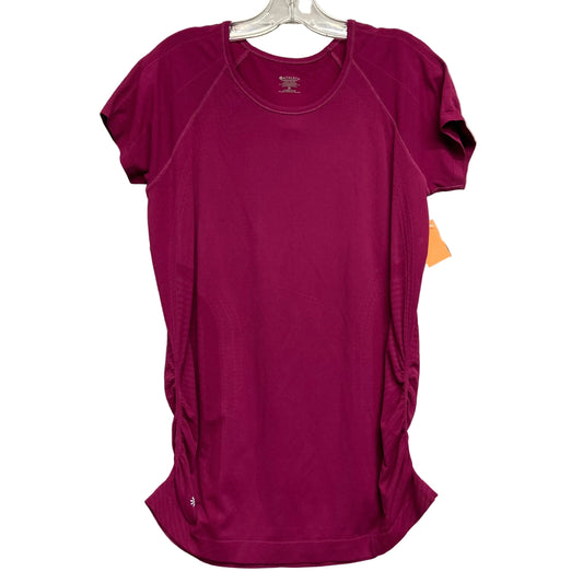Athletic Top Ss By Athleta In Pink, Size:Xl