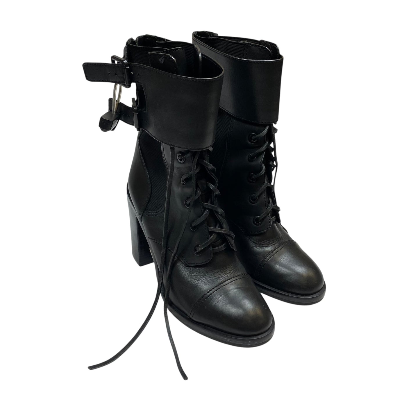 Boots Designer By Tory Burch In Black, Size:8.5