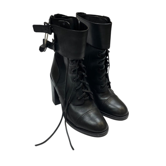 Boots Designer By Tory Burch In Black, Size:8.5