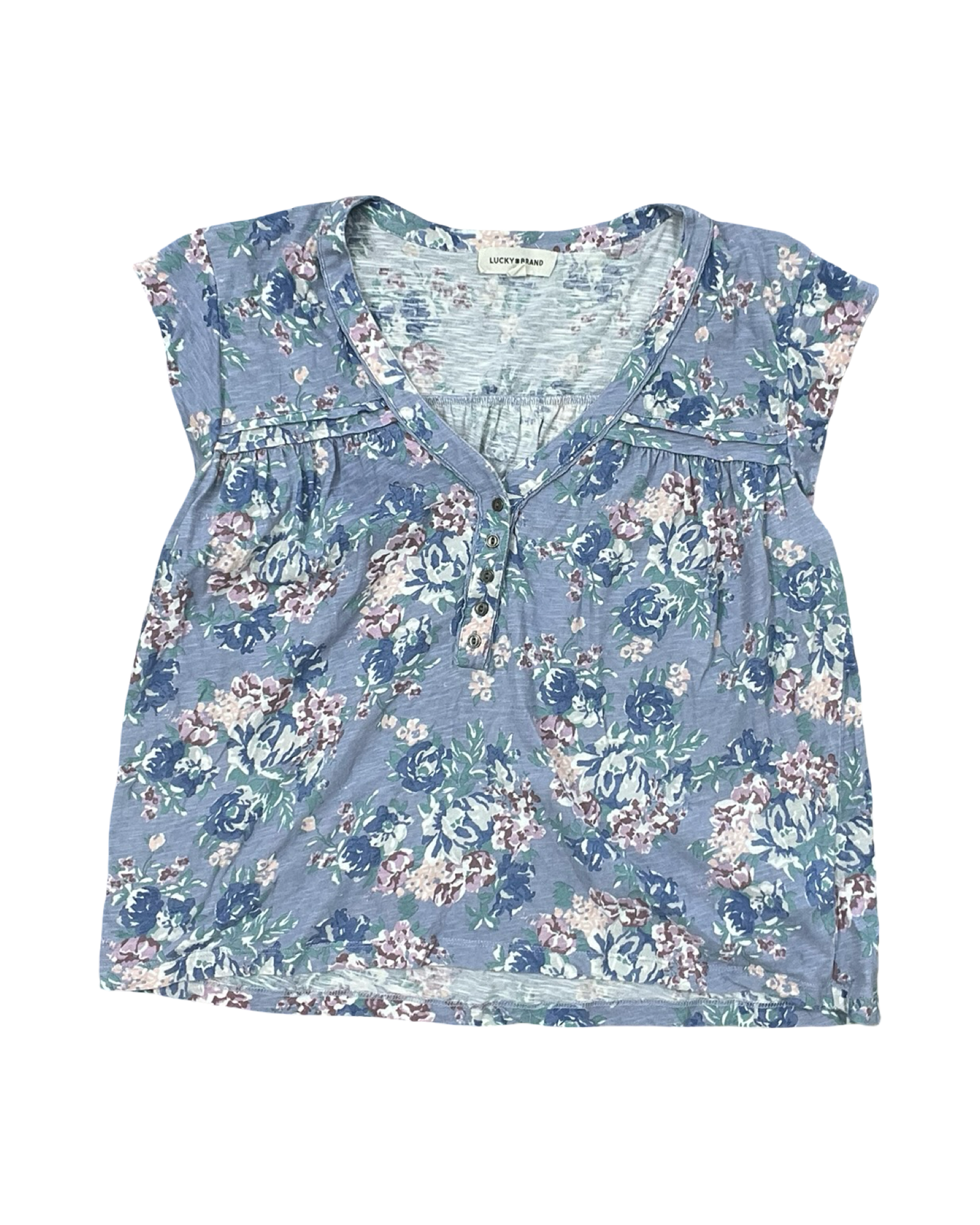 Top Ss By Lucky Brand In Blue, Size:M