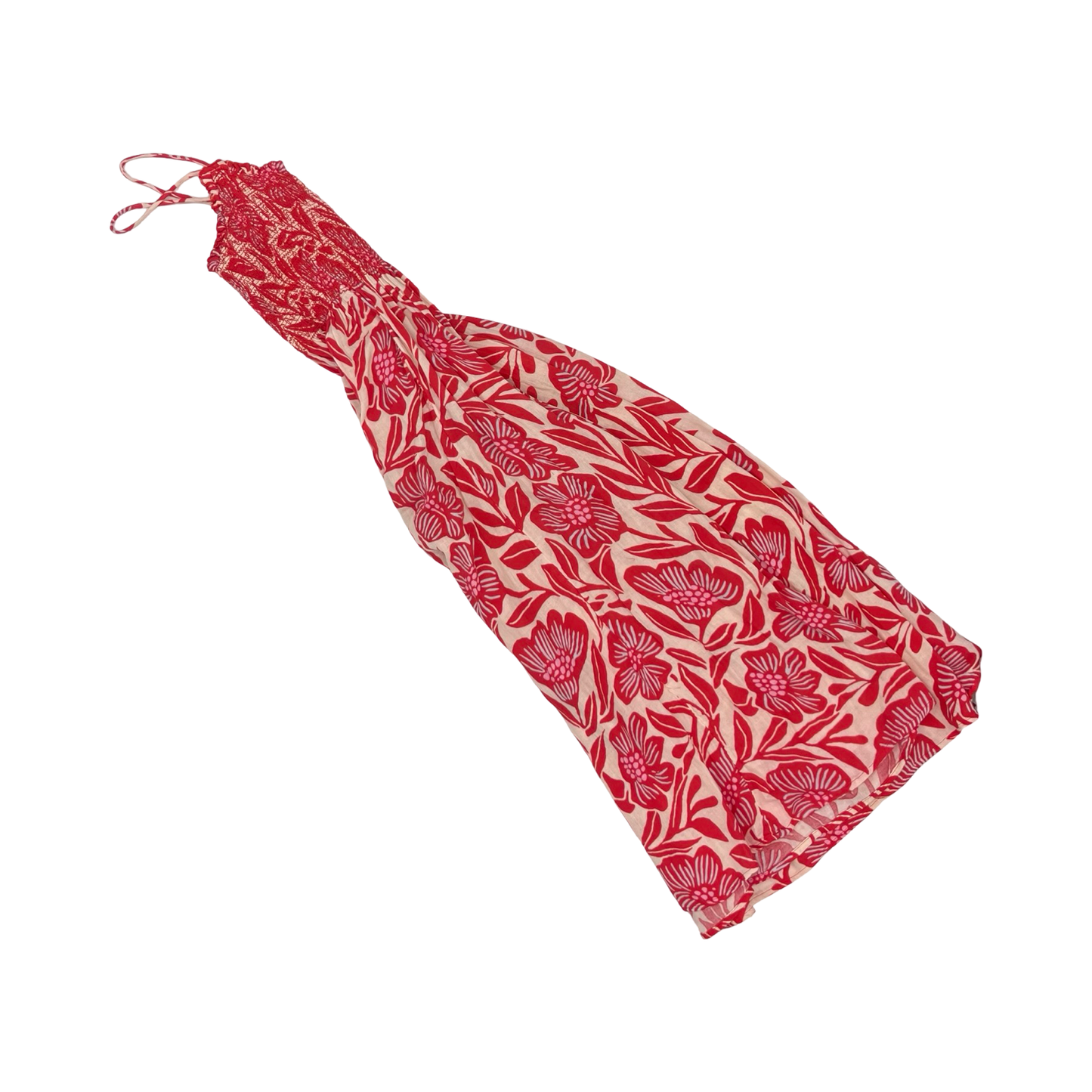 Dress Casual Maxi By Free People In Red & White, Size:Xs