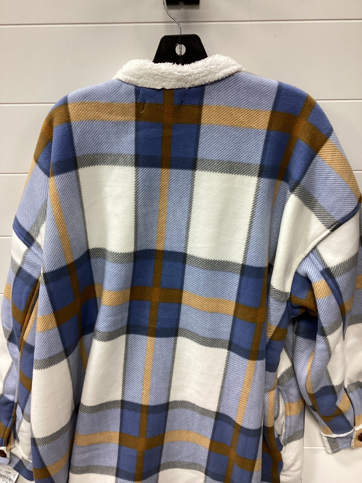 Jacket Fleece By Cmc In Blue & White, Size:3X