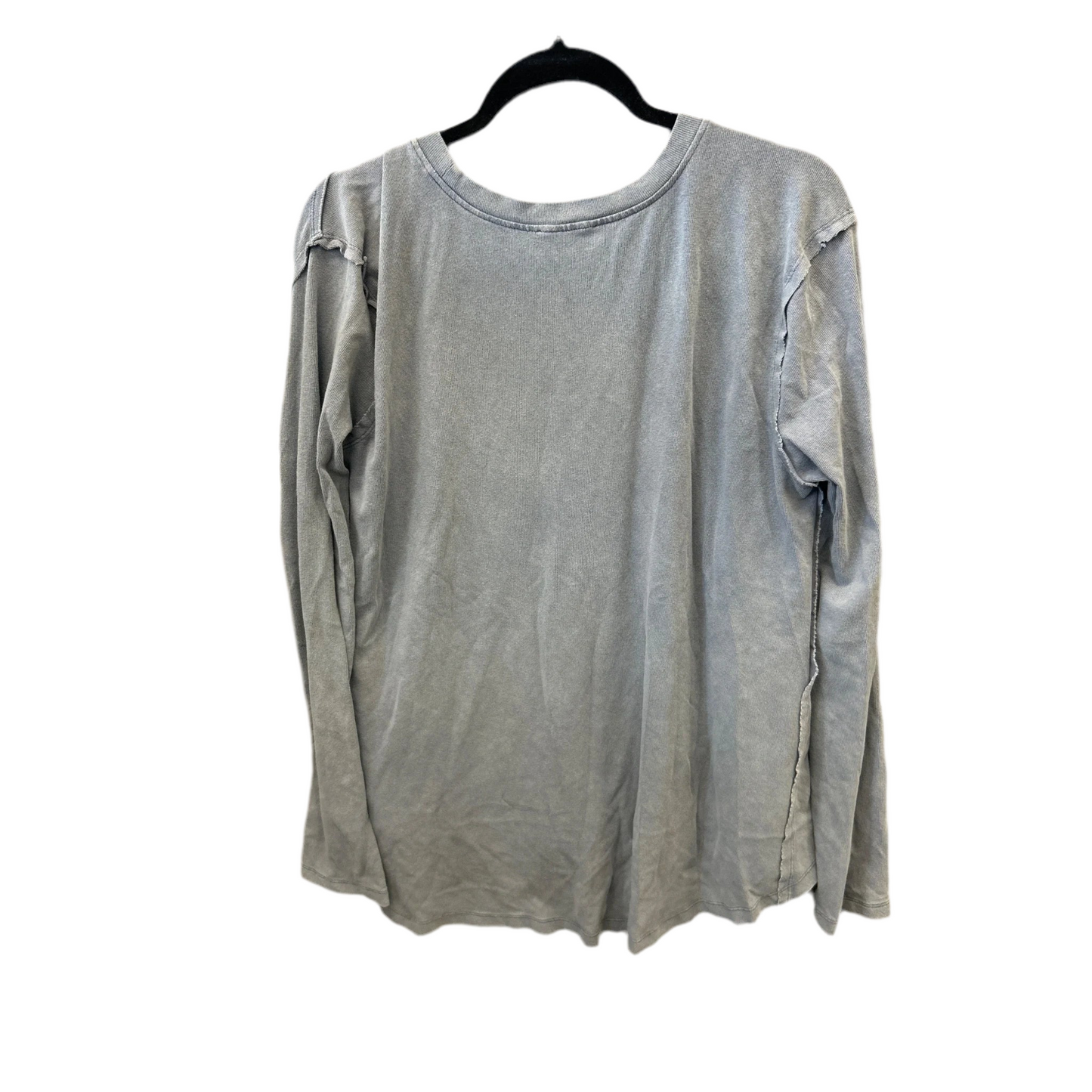 Top Long Sleeve By Easel In Blue, Size: M