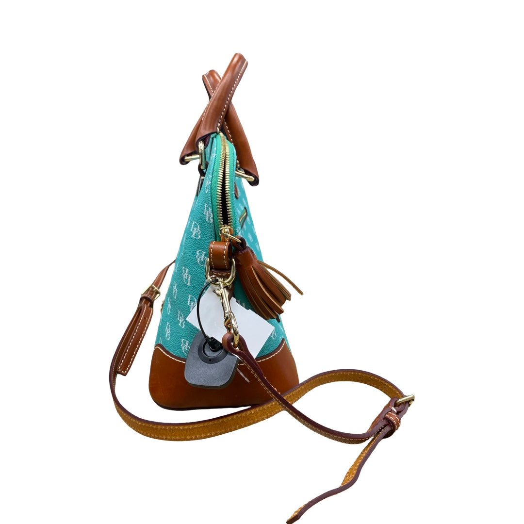 Handbag Designer By Dooney And Bourke In Green, Size:Medium