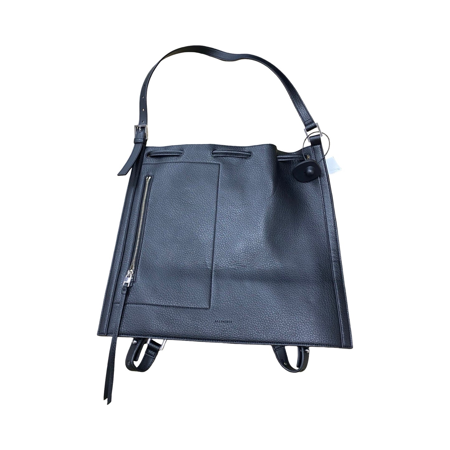 Handbag Designer By All Saints In Black, Size:Large