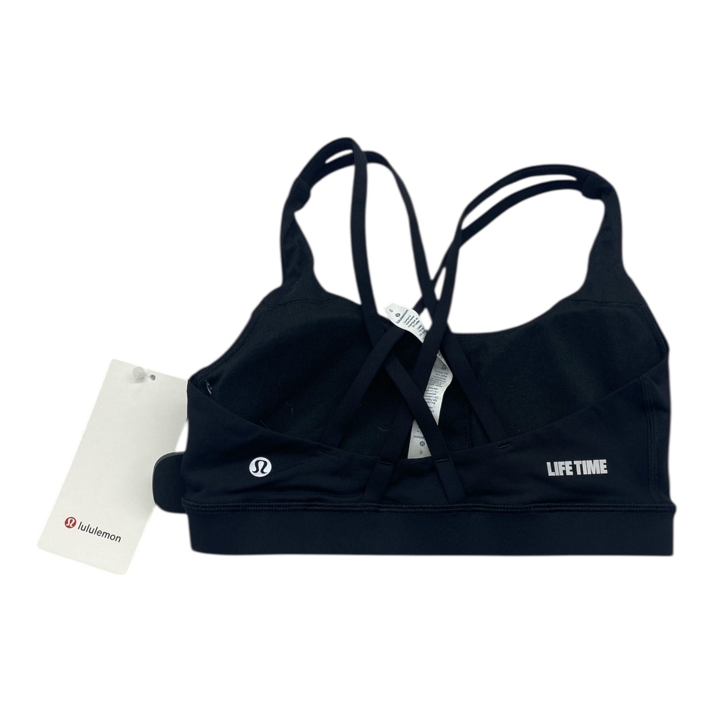 Athletic Bra By Lululemon In Black, Size:6