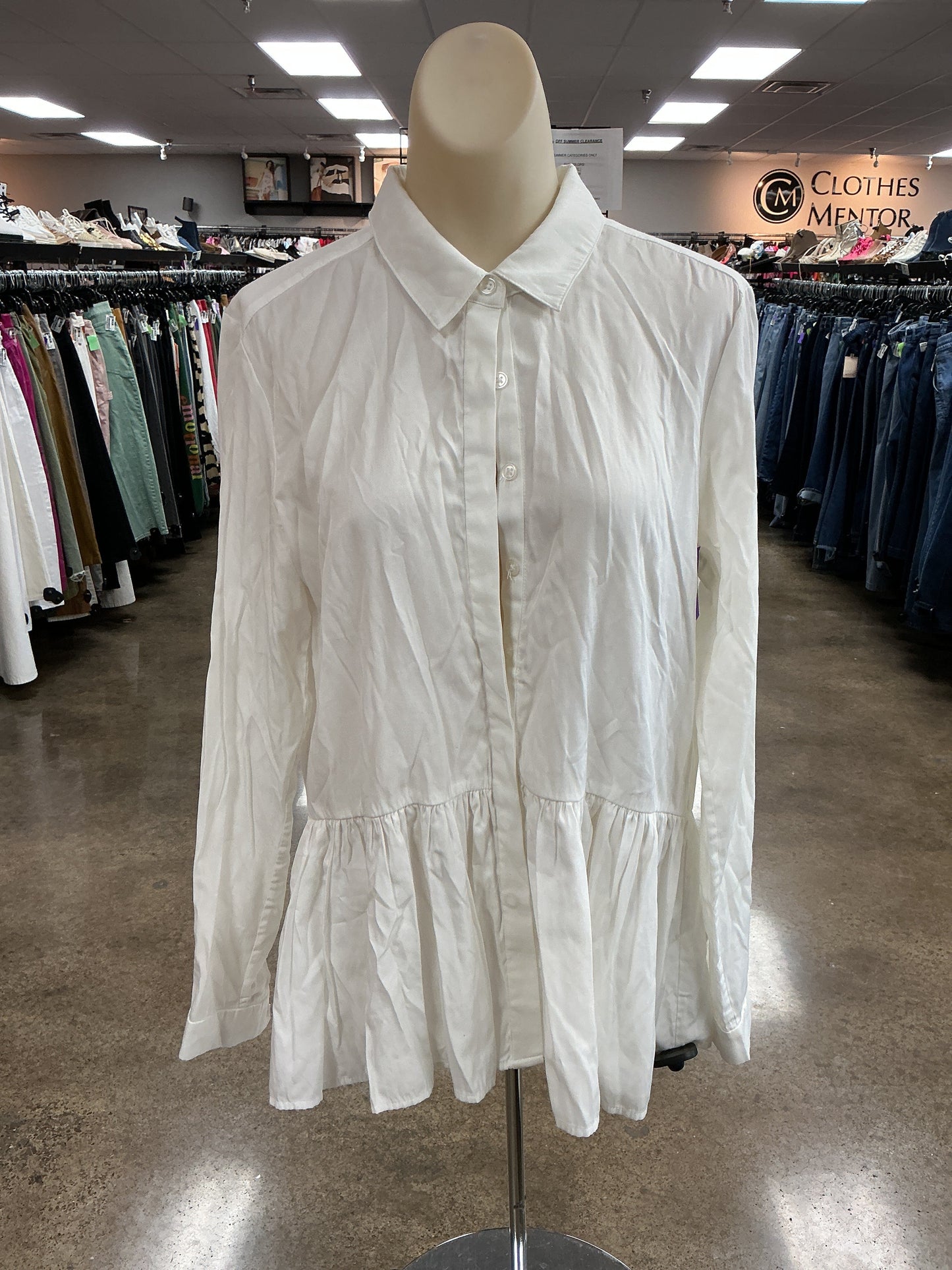 Top Ls By Tuckernuck In White, Size:M