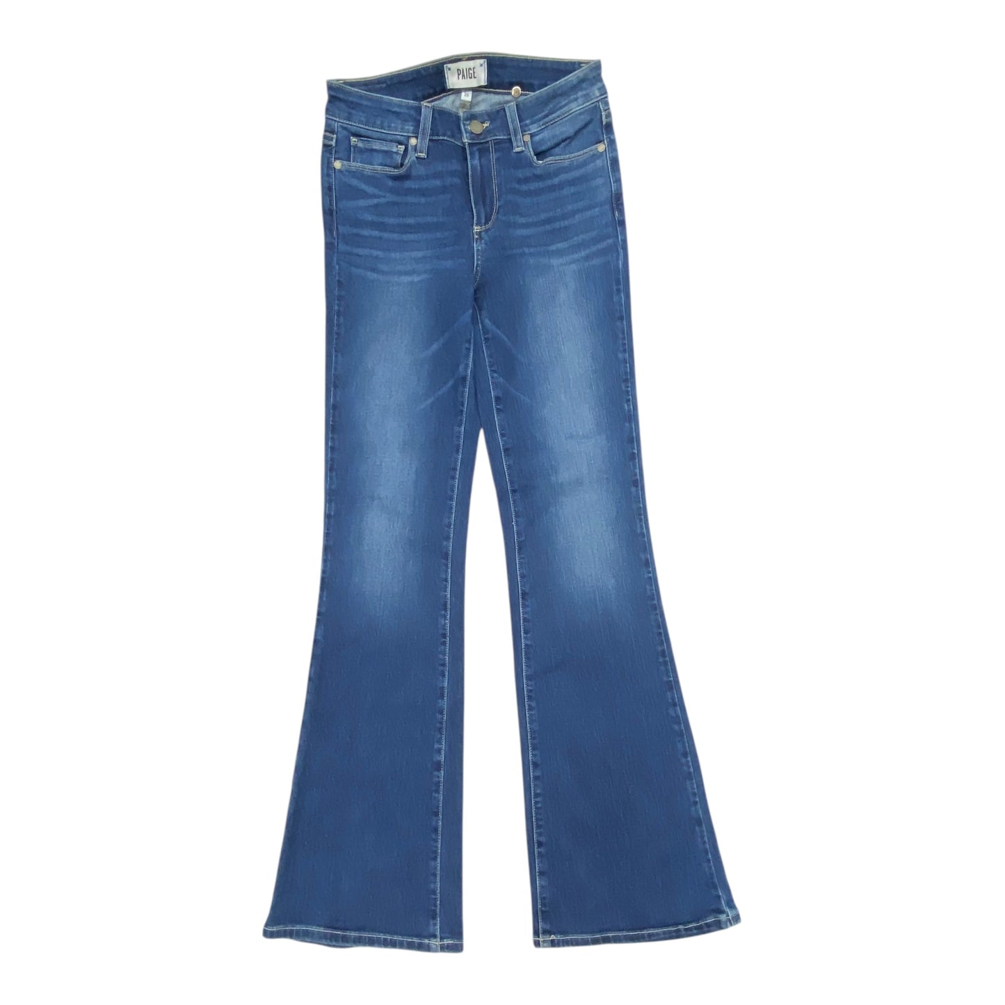 Jeans Boot Cut By Paige In Blue, Size:2