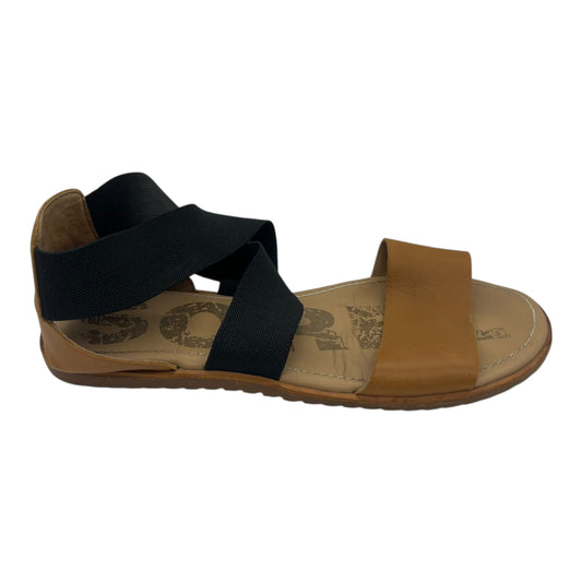 Sandals Flats By Sorel In Brown, Size:9.5