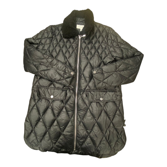 Jacket Puffer & Quilted By Calvin Klein In Black, Size:M