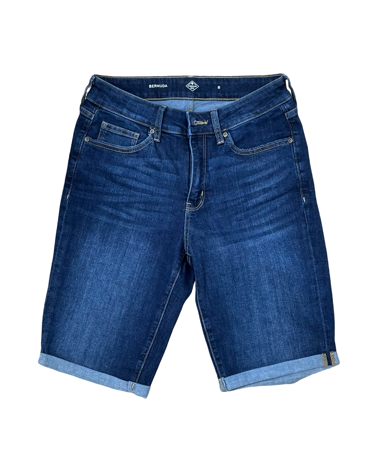 Shorts By St Johns Bay In Blue Denim, Size:8
