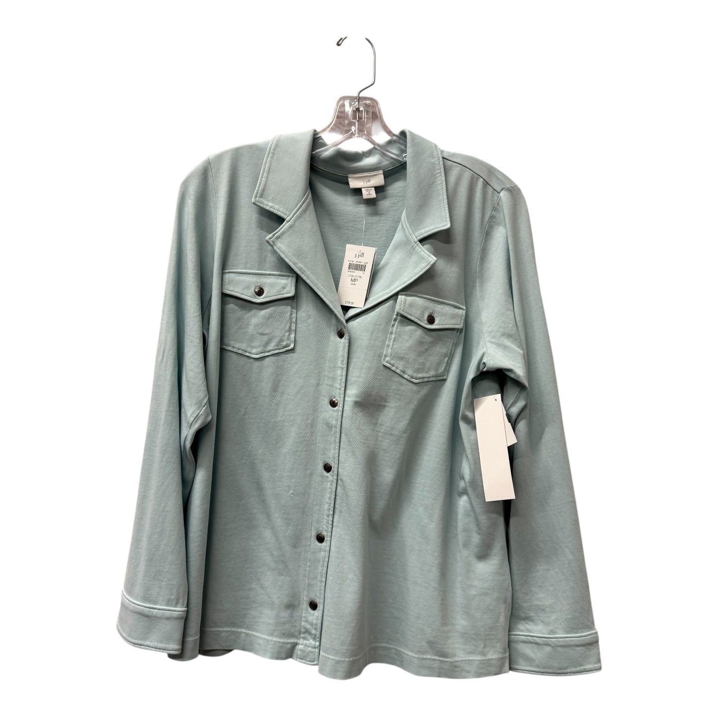 Top Ls By J. Jill In Blue, Size:Mp