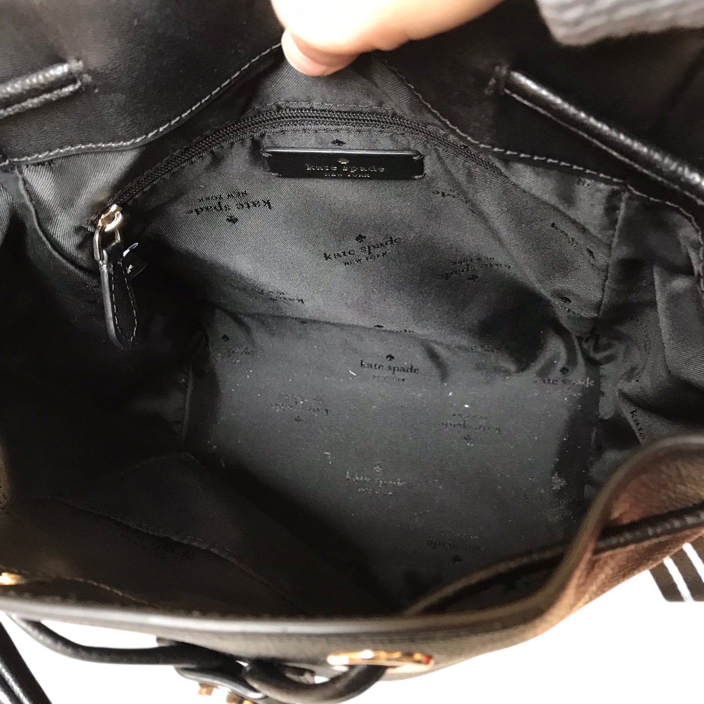 Backpack Designer By Kate Spade In Black, Size:Medium