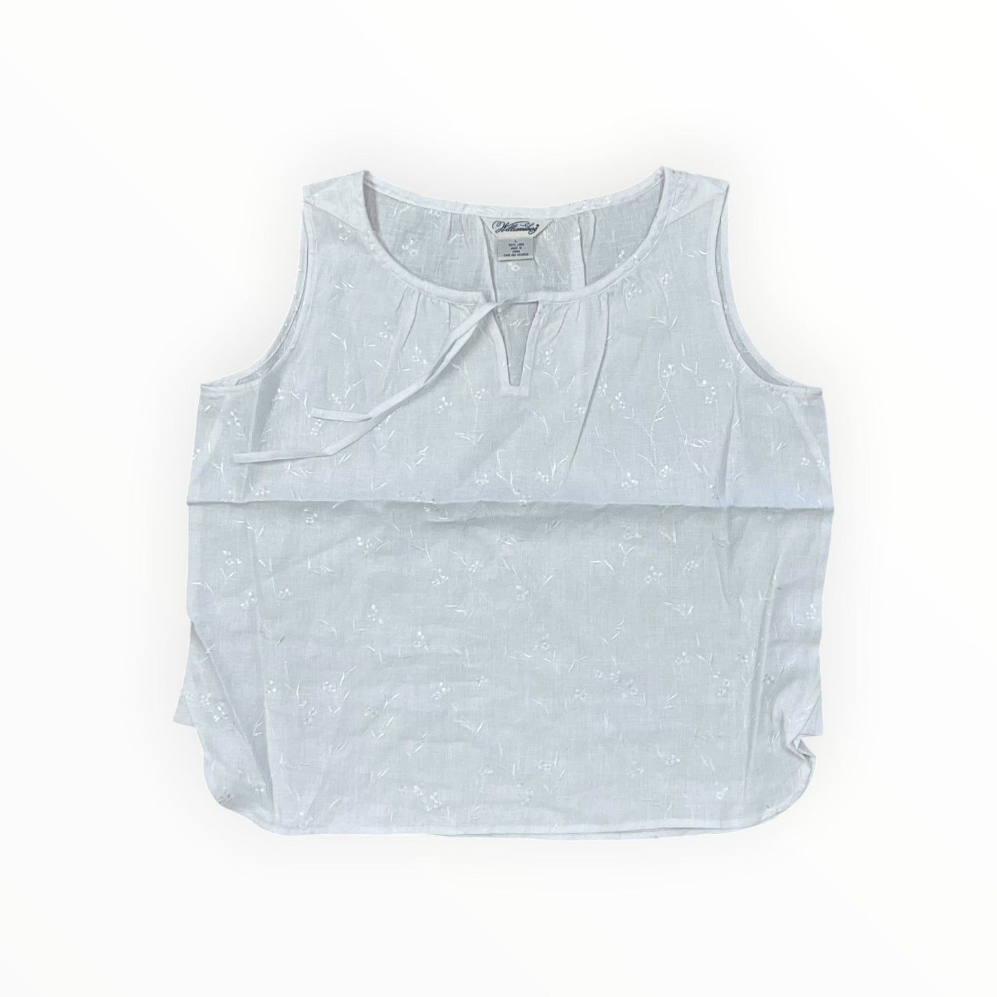 Top Cami By Clothes Mentor In White, Size:L