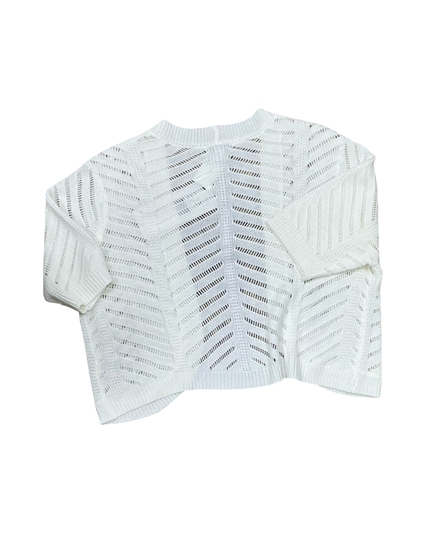 Cardigan By Nina Leonard In Cream, Size:M