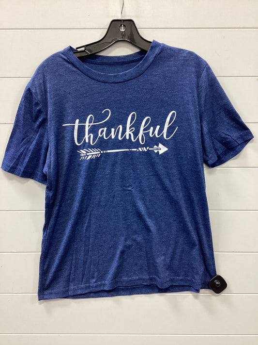 Top Ss By Clothes Mentor In Blue, Size:S