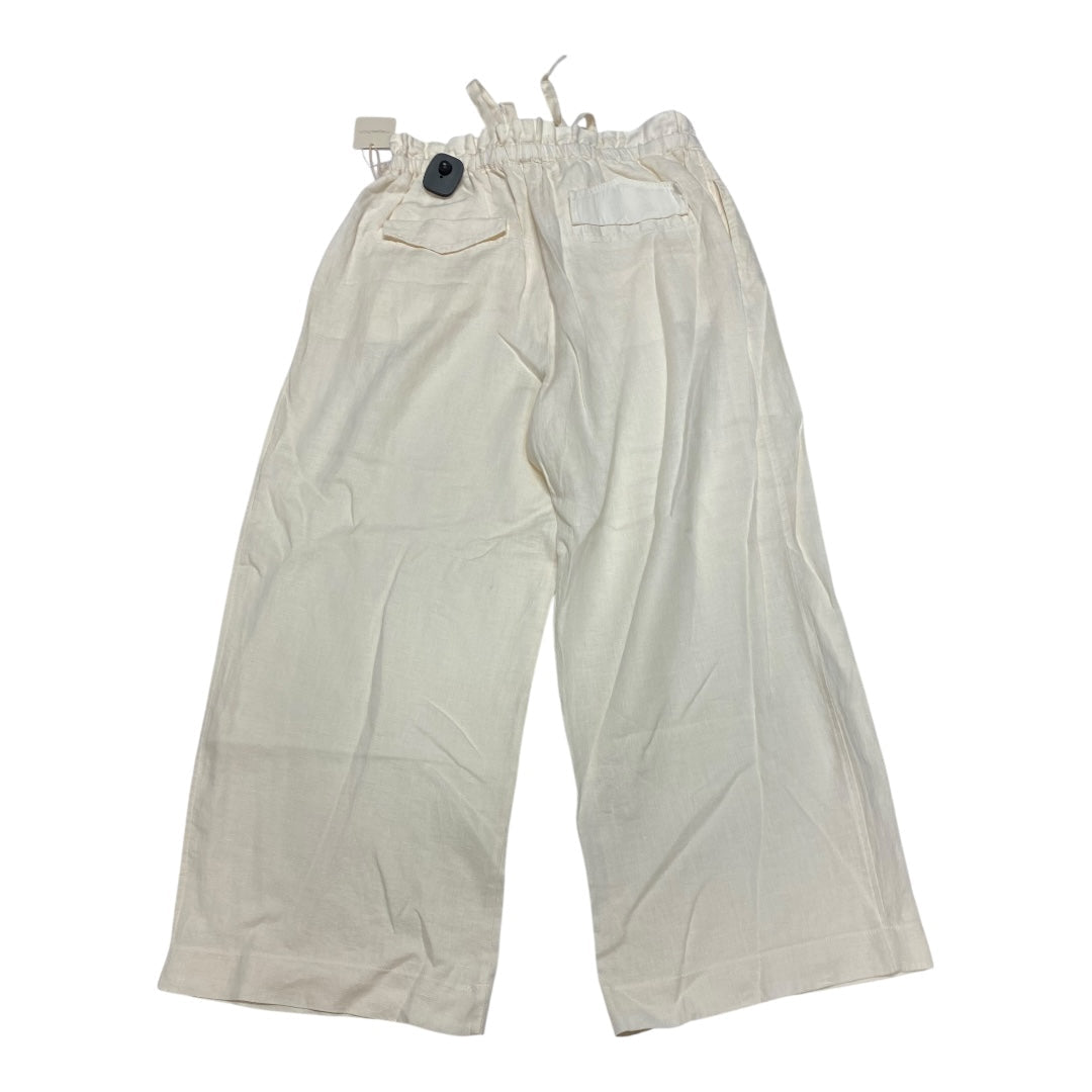 Pants Linen By MAGASCHONI In Cream, Size:L