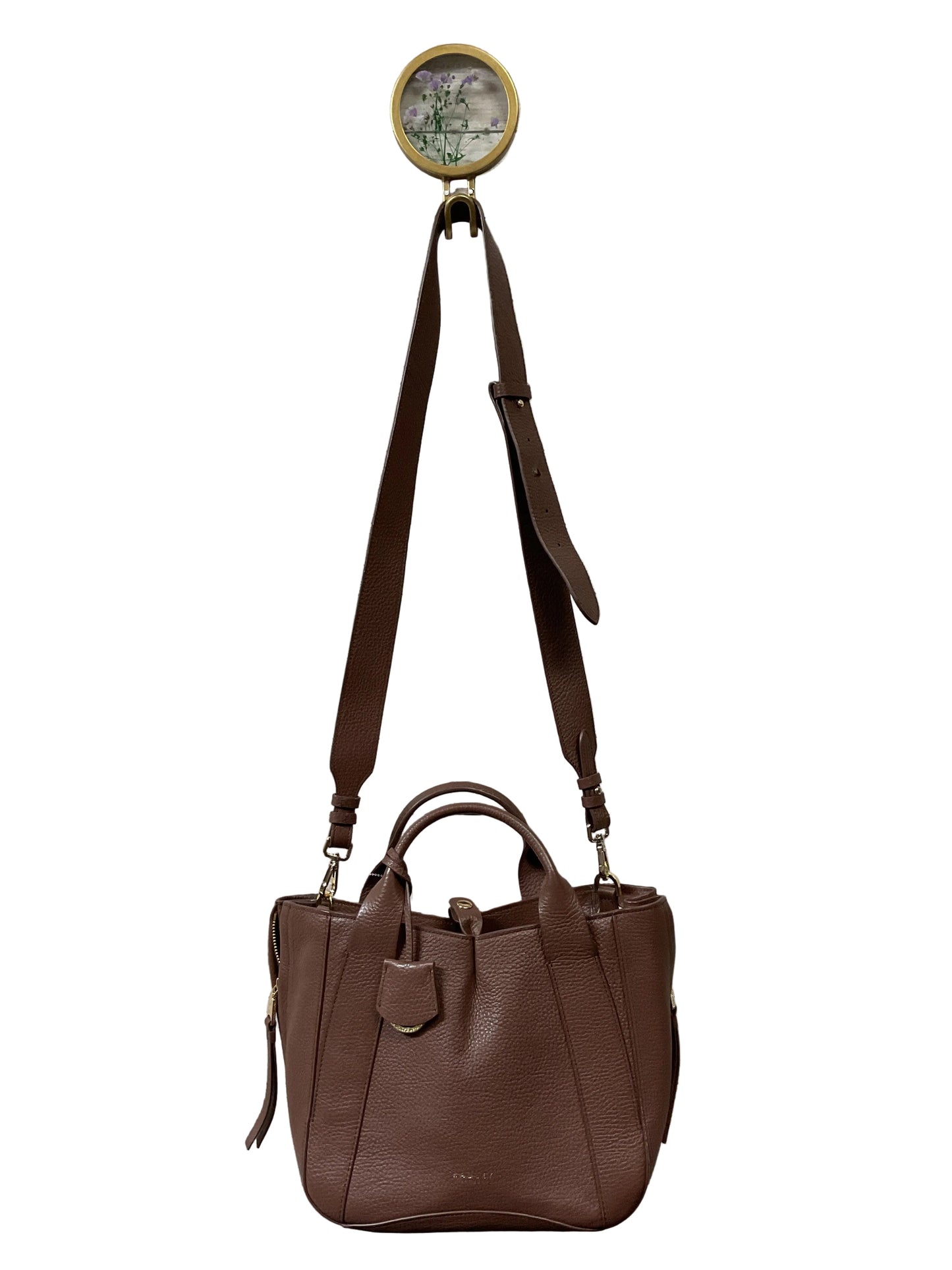 Handbag Leather By Radley London In Brown, Size:Medium