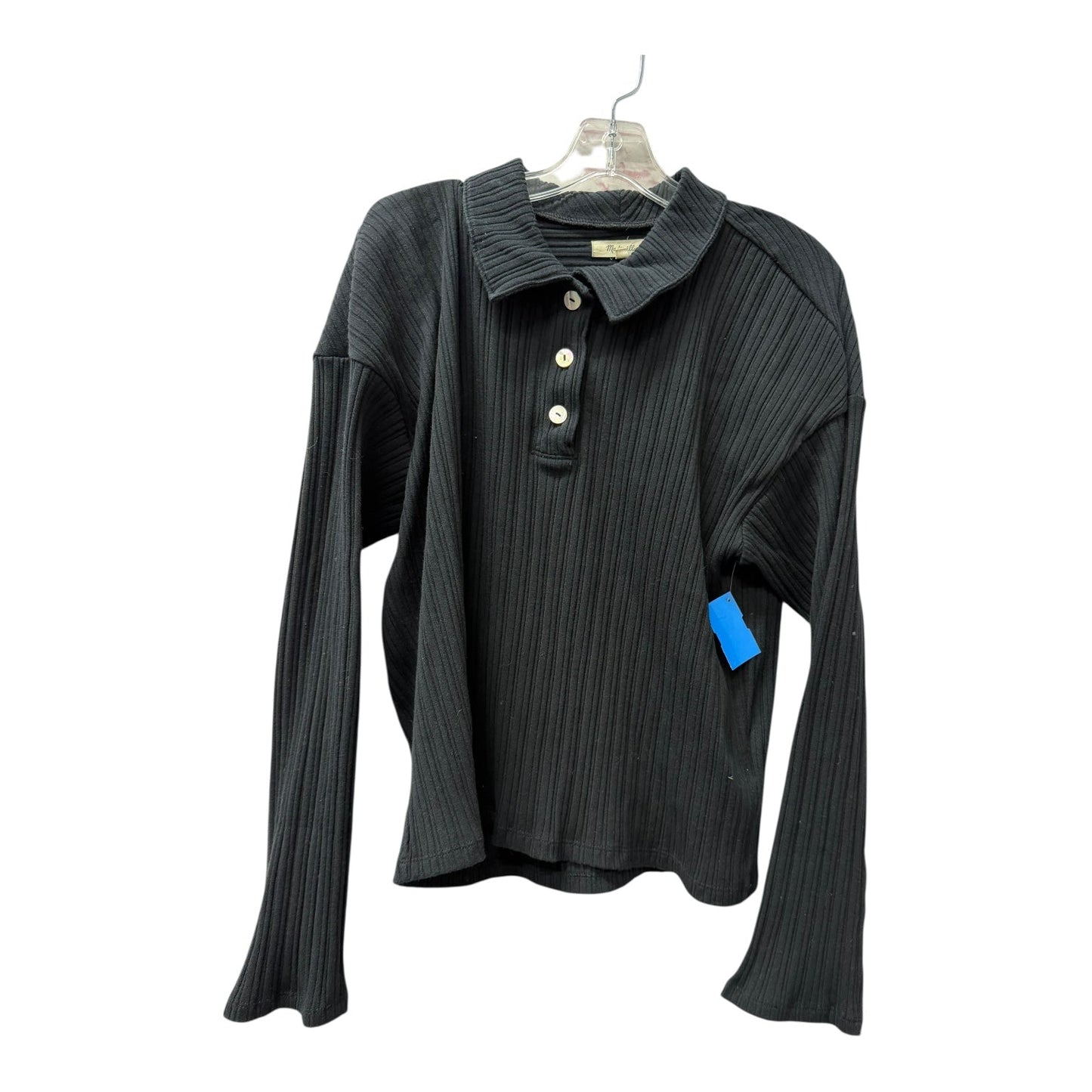 Top Ls By Madewell In Black, Size:L