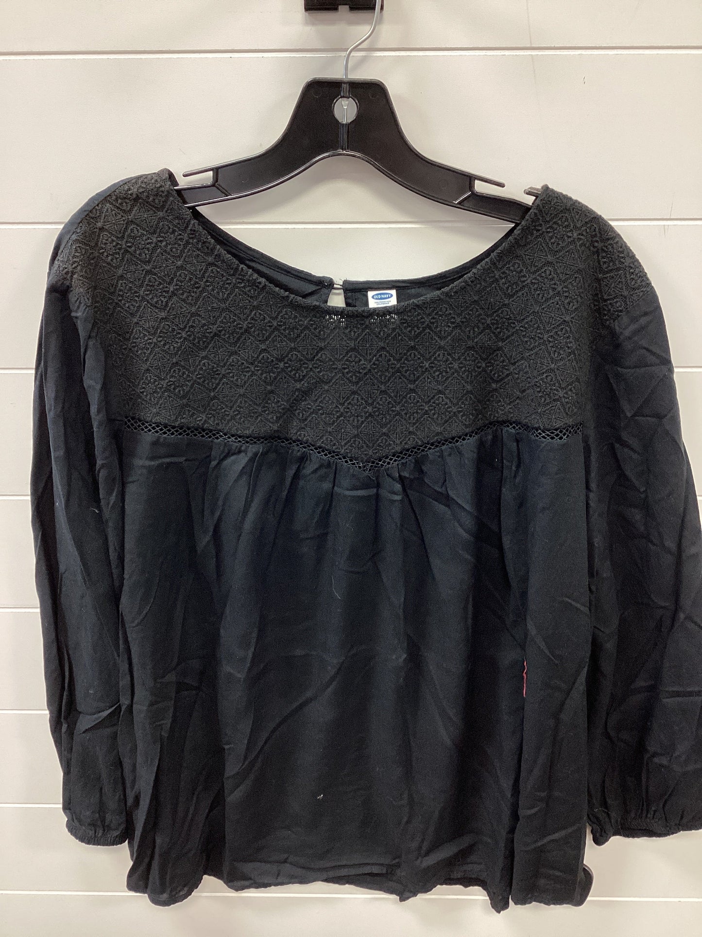Top Ls By Old Navy In Black, Size:Xl