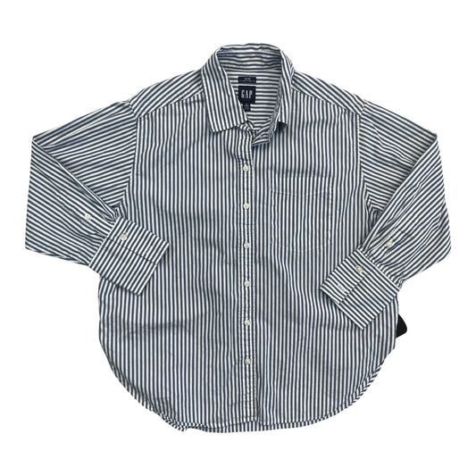 Blouse Ls By Gap In Striped Pattern, Size:Sp