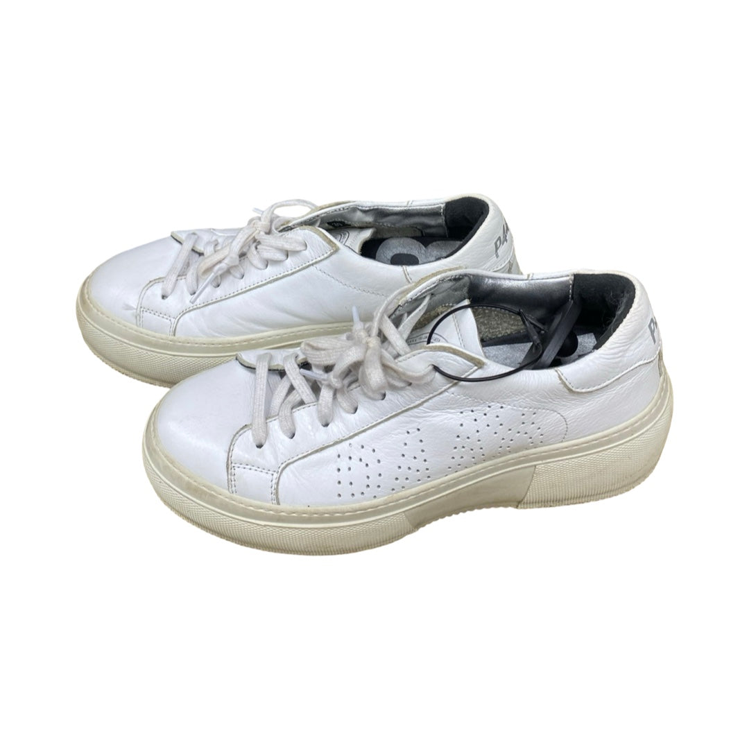 Shoes Sneakers By P448 In White, Size:8.5