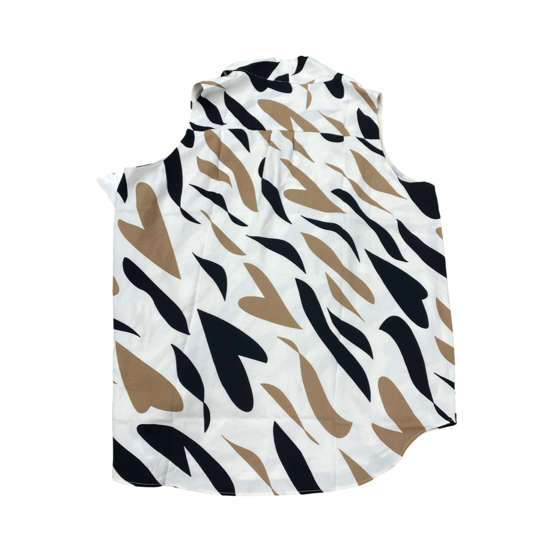 Top Sleeveless By Ann Taylor In Multi, Size:M