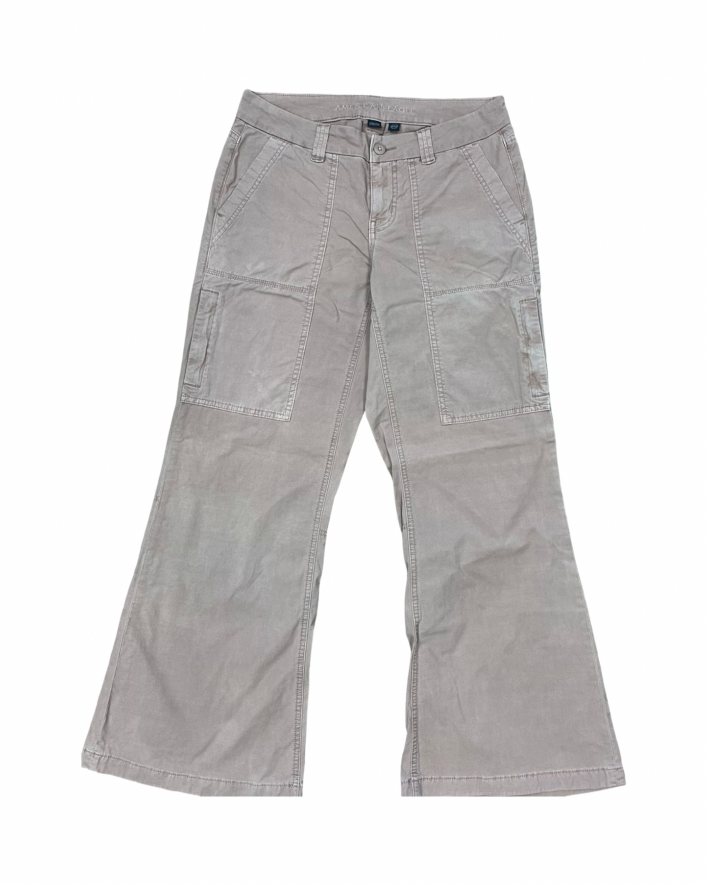 Jeans Flared By American Eagle In Pink, Size:6