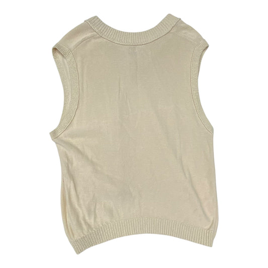Top Sleeveless By Bdg In Cream, Size:Xs