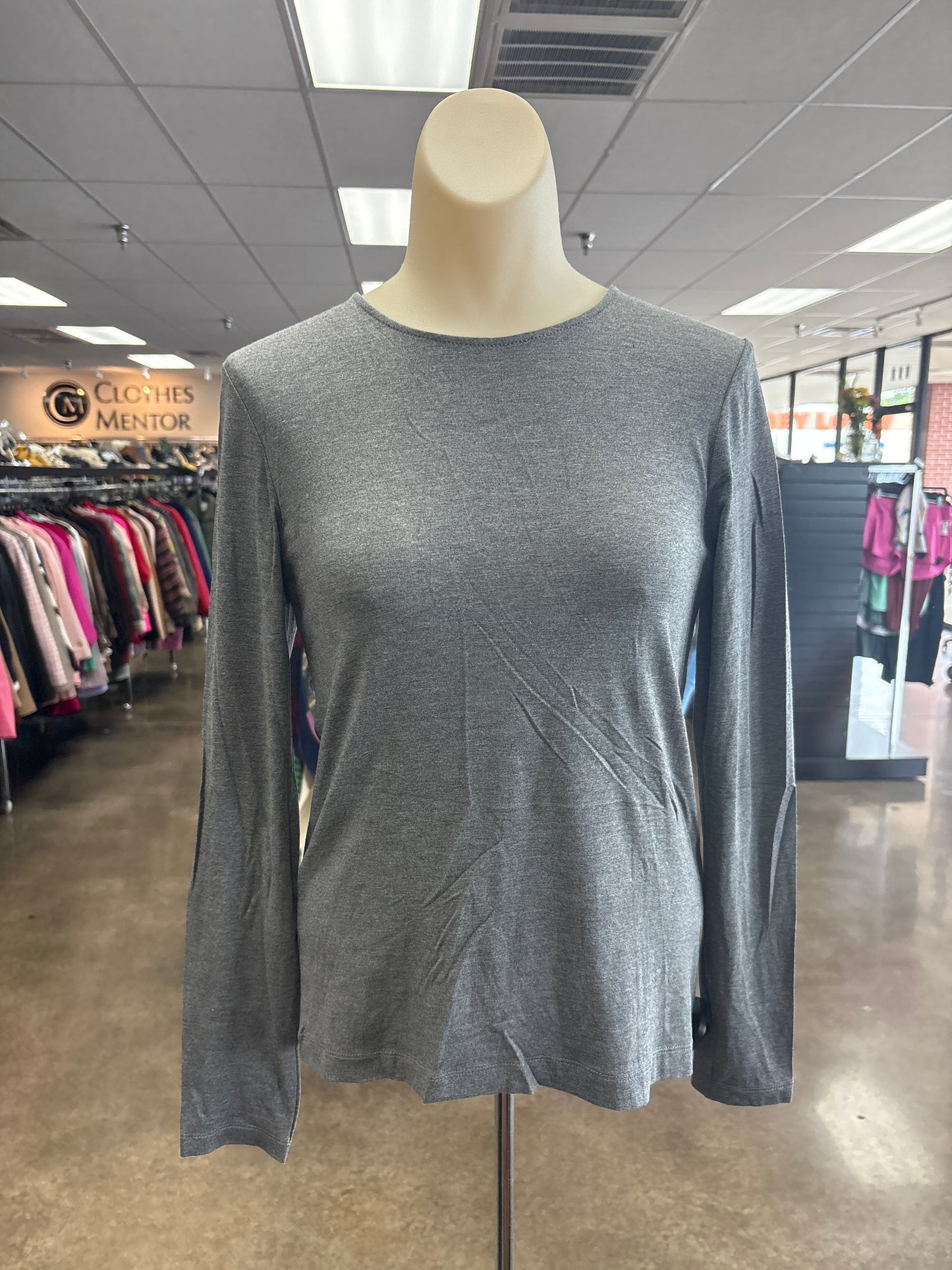 Top Ls By Banana Republic In Grey, Size:S