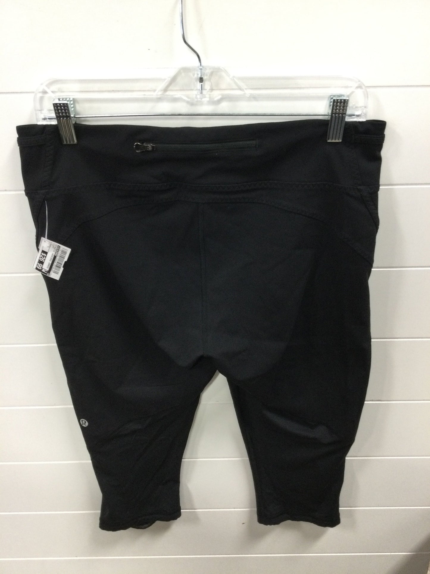 Athletic Leggings Capris By Lululemon In Black, Size:12