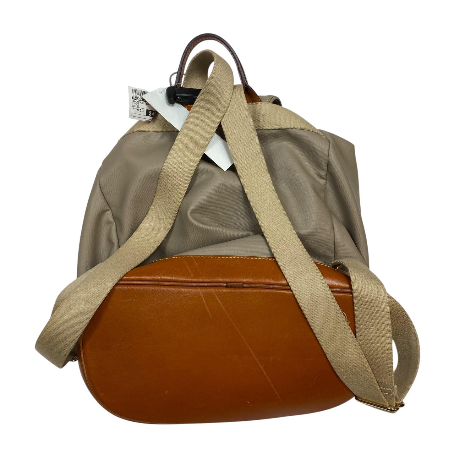 Backpack Designer By Dooney And Bourke In Taupe, Size:Medium