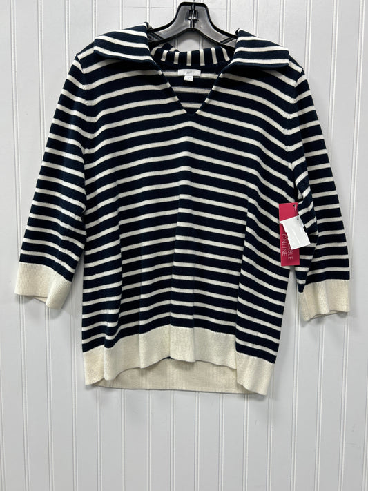 Top Ls By J. Jill In Striped Pattern, Size:M