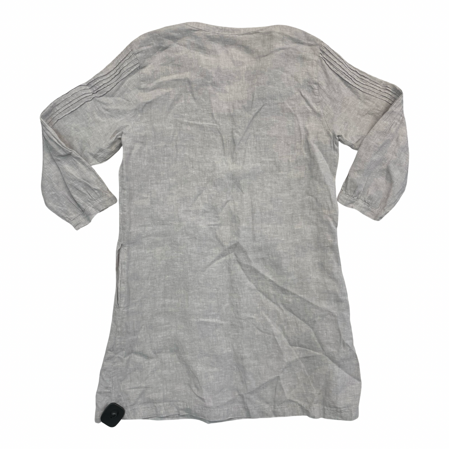 Tunic 3/4 Sleeve By Tahari In Grey, Size:L
