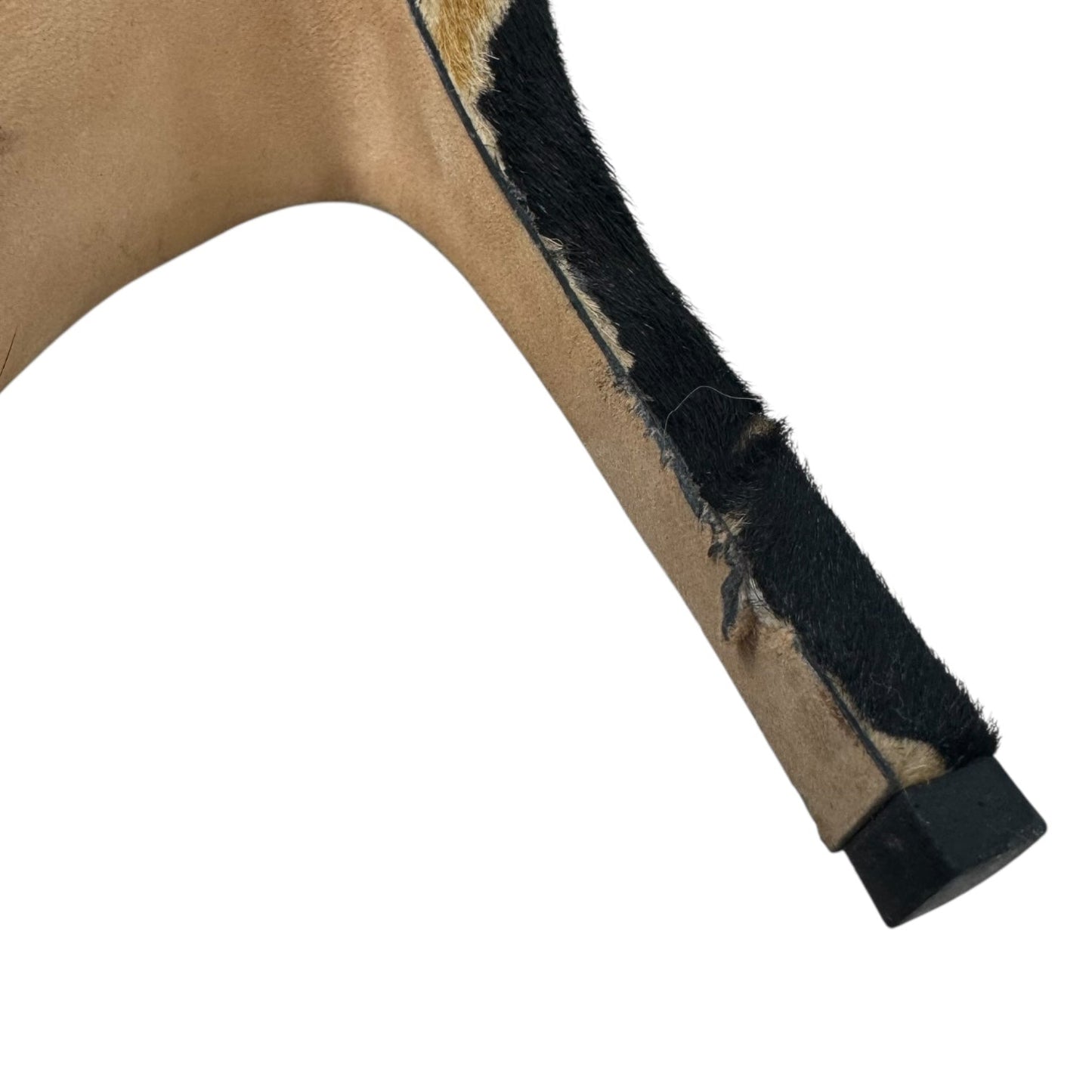 Nappa Charlotte Pony Animalier Platform Pumps Luxury Designer By Gucci In Animal Print, Size: 8