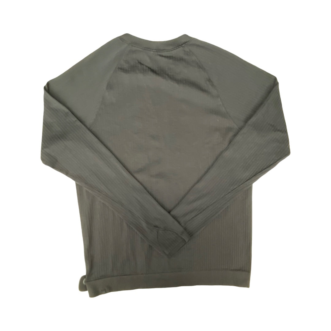 Athletic Top Ls Crewneck By Lululemon In Black, Size:L