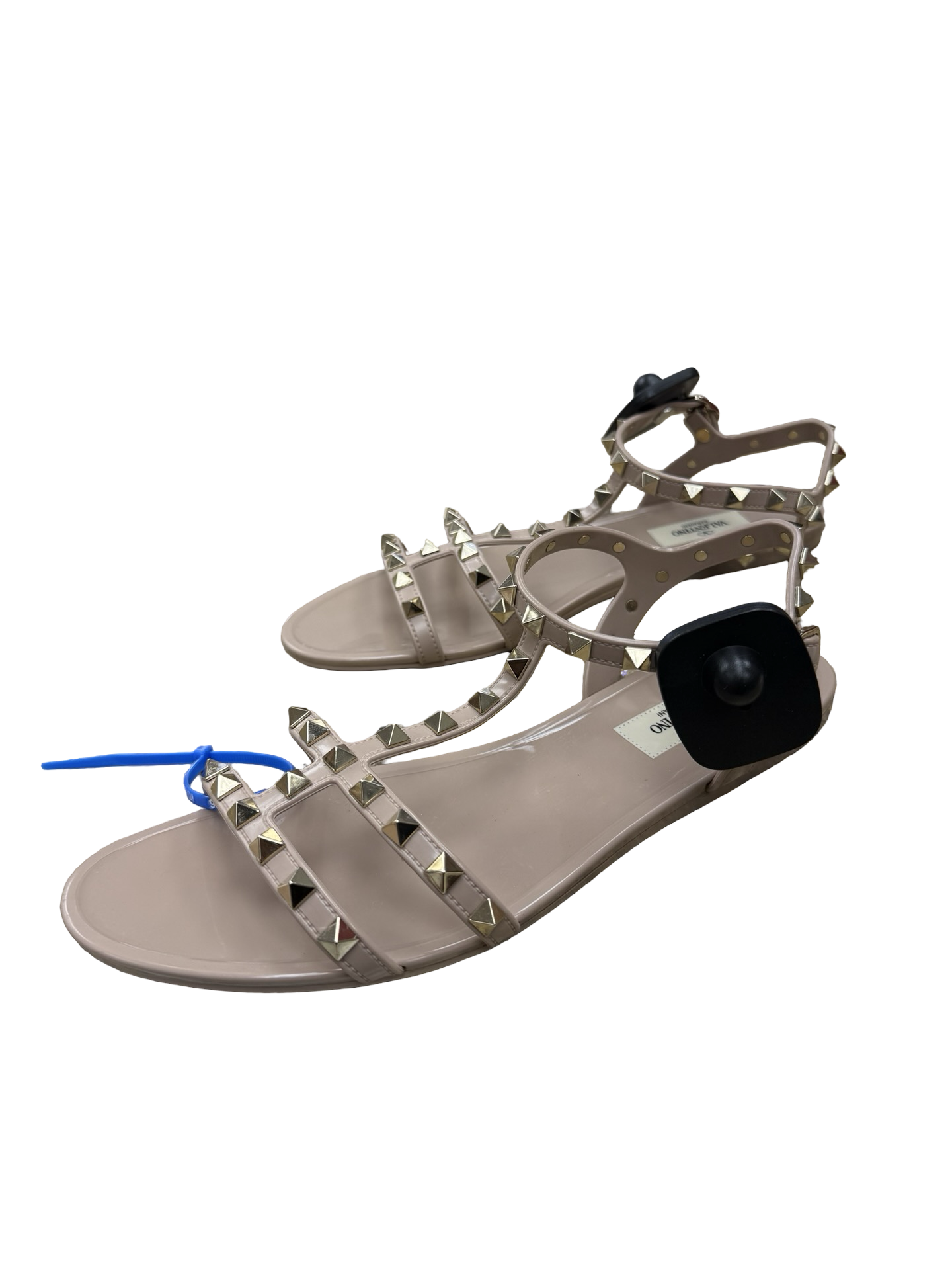 Sandals Luxury Designer By Valentino-Garavani In Beige, Size:9