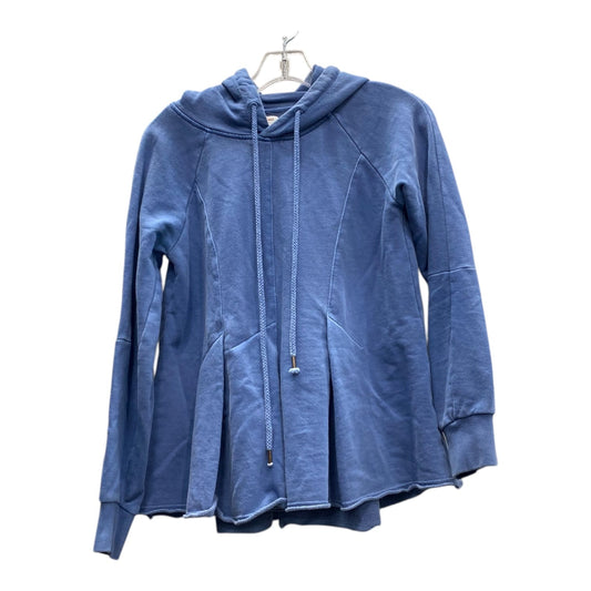 Athletic Top Ls Hoodie By Pilcro In Blue, Size:Xs