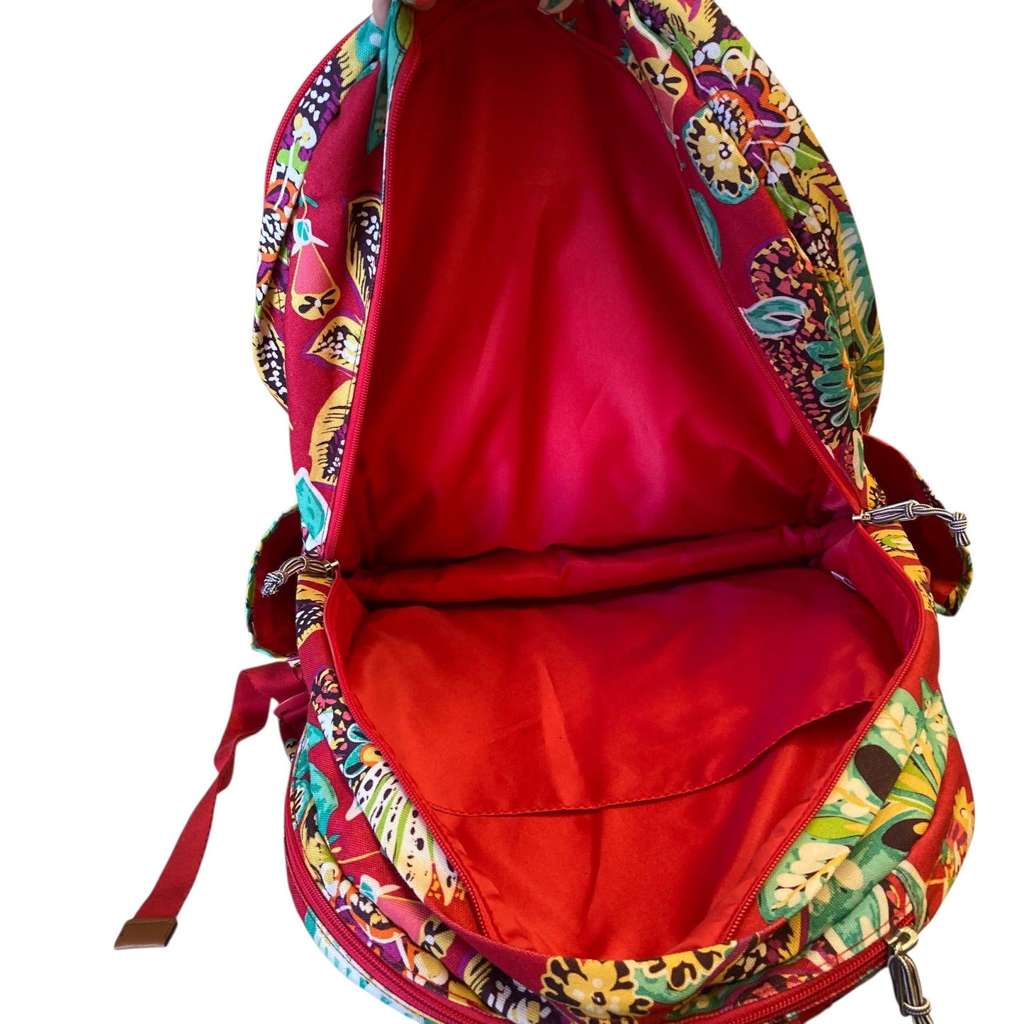 Backpack By Vera Bradley In Floral Print, Size:Large