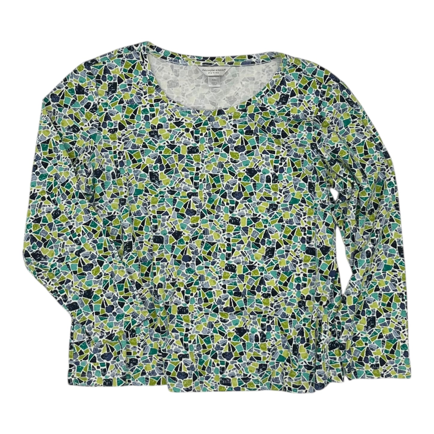 Top Ls By Christopher And Banks In Green, Size:Xlp