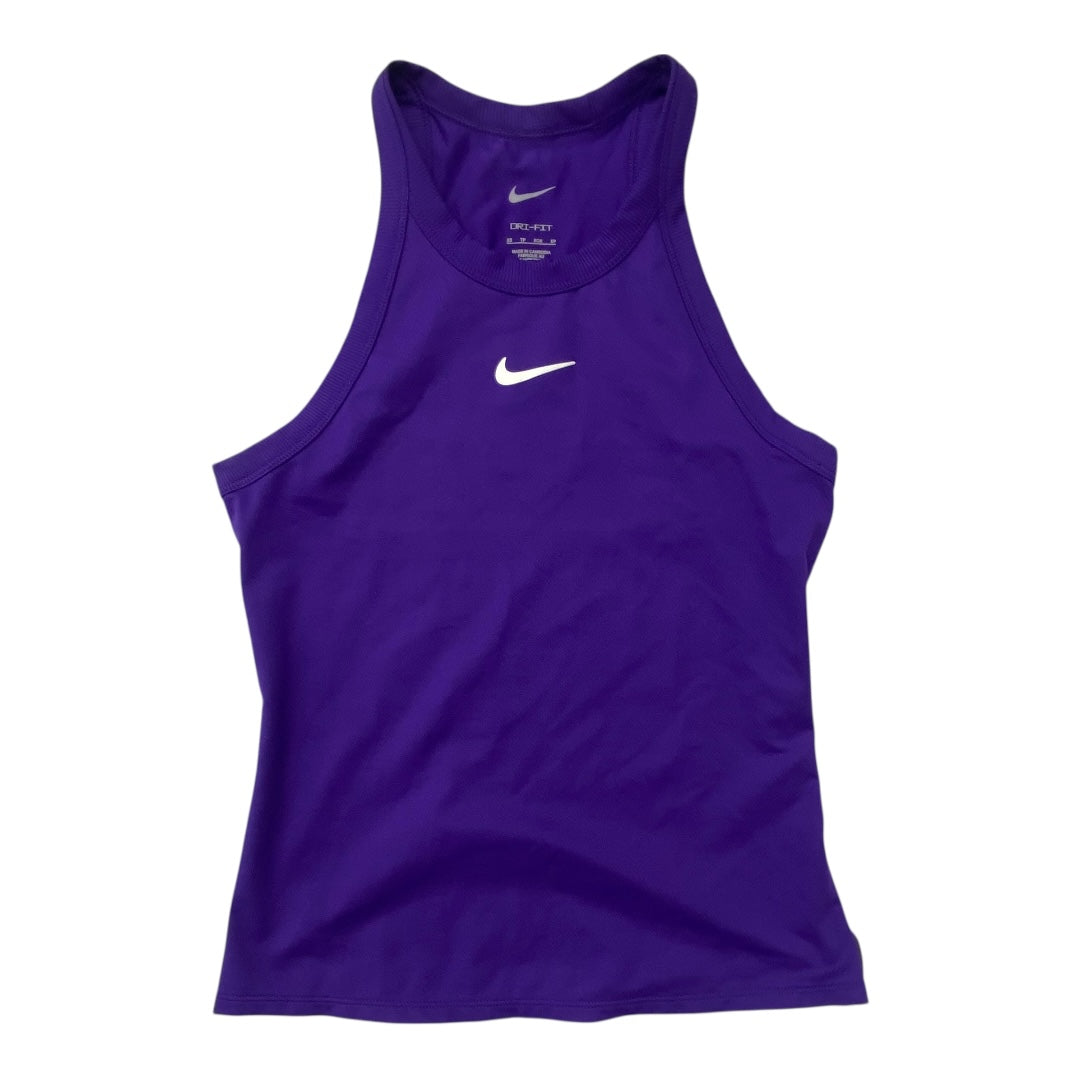 Athletic Tank Top By Nike Apparel In Purple, Size:Xs